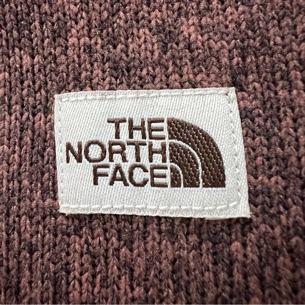 The North Face Crescent Oversized Wrap Hoodie Brown Heather Jacket Sweater SZ L - Picture 12 of 15